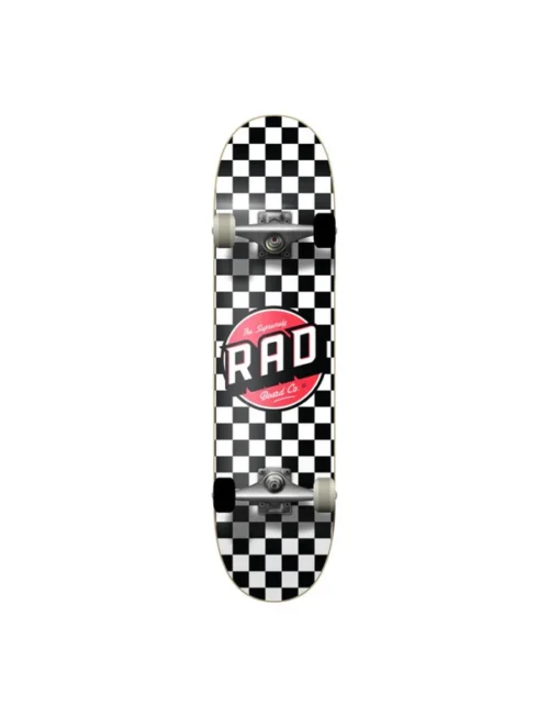 sb-p-005 RAD Wheels Checker Complete Skateboard