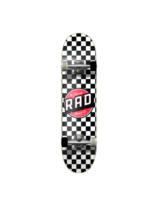 RAD Wheels Checker Complete Skateboard