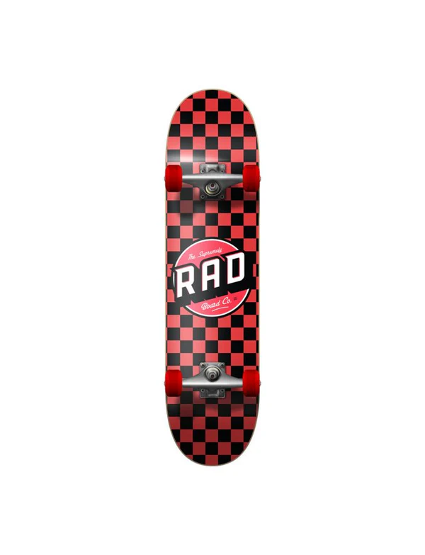 RAD Wheels Checker Complete Skateboard