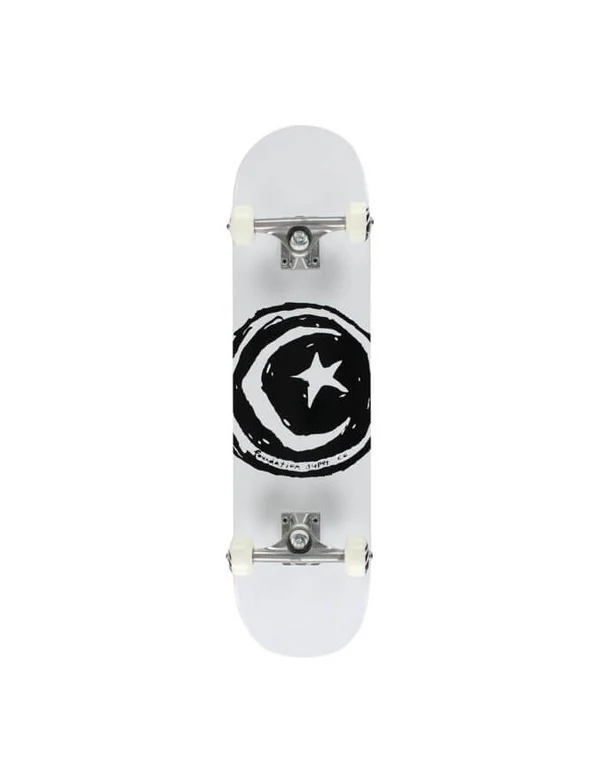 Foundation Skateboards Star & Moon White Complete Skateboard