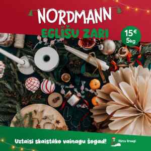 Nordmann Eglīšu Zari - 5kg/iepakojums